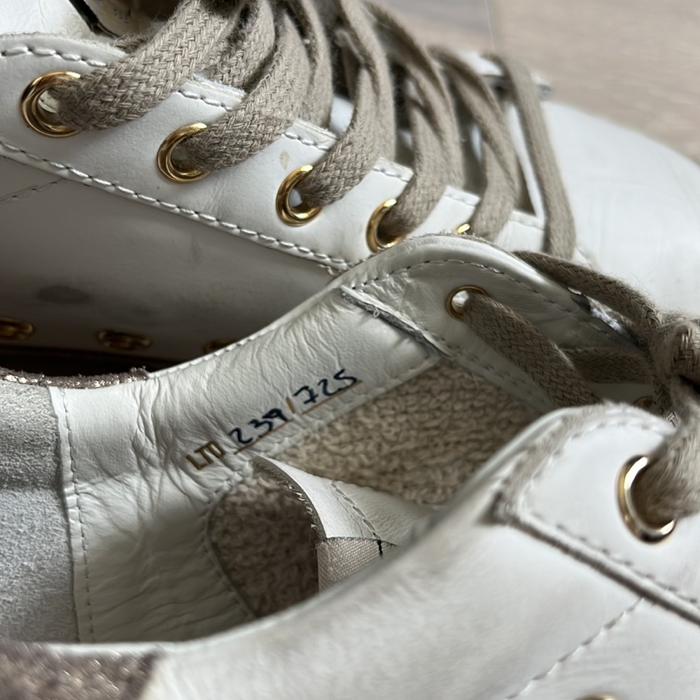 Private edition golden goose superstar white with rose gold star and heel - Picture 9 of 10